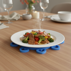 Nuovo Tappetino da Tavola <span class=keywords><strong>in</strong></span> <span class=keywords><strong>Silicone</strong></span> Resistente alle Alte Temperature, Design Moderno e Minimalista per Pentole e Ciotole - Product Image 3