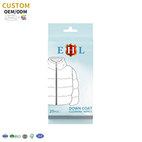 Lingettes humides écologiques en tissu non tissé, parfumées, emballées individuellement, extra douces, 12 pièces/sac, pour le nettoyage des doudounes et des vêtements