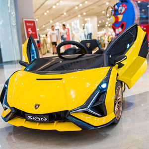 Voiture électrique pour enfants Lamborghini SIAN sous licence, <span class=keywords><strong>jouet</strong></span> à bascule, quatre roues motrices, télécommande, <span class=keywords><strong>poussette</strong></span> pour bébés de 2 à 4 ans, vente en gros - Product Image 2