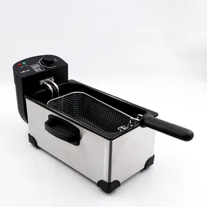 High Quality Stainless-Steel Basket Electric Deep Fryer Potato Chip Chicken For Home