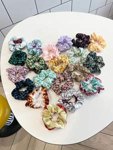 Bandeau en satin <span class=keywords><strong>Demon</strong></span> <span class=keywords><strong>Slayer</strong></span> style 'intestin' nouveau modèle, attaches pour cheveux <span class=keywords><strong>et</strong></span> accessoires capillaires mignons - Product Image 2