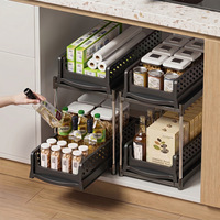 Étagères en plastique multi-niveaux, chariot de rangement pliable avec roues, écologique, cuisine, salon, centre commercial, collations, légumes, fruits