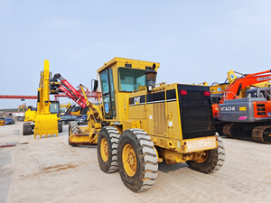 Niveleuse à moteur Caterpillar 140H d'occasion avec moteur CAT 3306 d'origine, commande hydraulique de lame pour la construction routière et les travaux de terrassement KT - Product Image 5