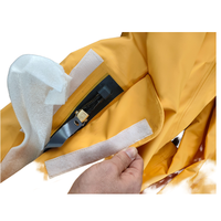 Vêtements de protection chimiques encapsulés de sécurité du corps entier en PVC flexible rouge/OEM pour la lutte contre l'incendie avec bottes et sac