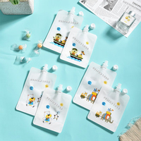 Vente directe usine – Sachet souple PE imprimé pour liquides, emballage plastique réutilisable pour jus, eau, café et autres boissons