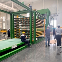 Prensa Hidráulica Automática de 500-1200T para Madera Contrachapada, para Línea de Producción de Madera - Prensa de Múltiples Aperturas de 15/20 Capas