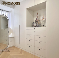 Fournitures d'ameublement hôtelier : Conception de dressing moderne et luxueux sur mesure avec organisation optimisée pour les suites d'hôtel