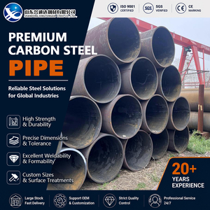 ท่อเหล็กคาร์บอน ASTM A106 สำหรับโครงการวิศวกรรม ขนาด 219.1 มม. ยาว 6 ม. ผลิตจากเหล็ก A283 Gr.C S235JR SAE 1020 รีดเย็น - Product Image 1