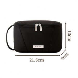 Trousse de Toilette de Voyage Portable à Grande Ouverture avec Fermeture Éclair, Sac de Rangement Cosmétique pour Maquillage et Produits de Soin de la Peau - Product Image 2
