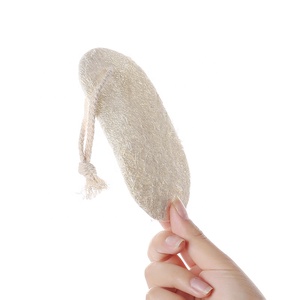 Natural Custom Size Exfoliating Body Sponge Pads <strong>Loofa</strong> /Luffa Bath Loofah With String - Product Image 5
