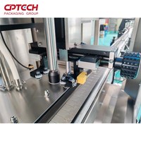 Mesin Pengisi Piston Dua Kepala CPTECH untuk Pasta Tomat Kental, Selai, dan Saus Cabai, Mesin Pengisi Makanan dari Baja Anti Karat Anti Sumbat