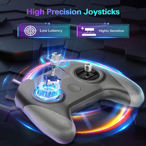 Contrôleur de simulateur de drone S8 Pro FPV pour pilotes débutants, formation, joystick métallique 8 canaux, prend en charge le vol virtuel/DRL - Product Image 4