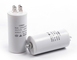 Condensateur de démarrage de moteur <span class=keywords><strong>CBB60</strong></span> pour climatiseur, 450V, 10uf, 15uf, 20uf, 25uf, 30uf, <span class=keywords><strong>32uf</strong></span>, 35uf, 40uf, 50uf, 60uf, Pièces de réfrigération - Product Image 1