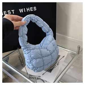 Muestra Gratuita, Nuevo Producto Personalizado, Bolsos de Tela de Nailon para Mujer, Mini Bolso Tipo Hobo, Bolso Pequeño Acolchado para Dama - Product Image 2