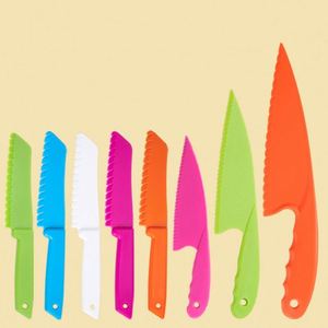 Children's Safe Cooking Chef Kid Nylon <b>Knives</b> Plastic Kitchen <b>Knife</b> Set Children's Fruit <b>Knife</b> Suit - Product Image 6