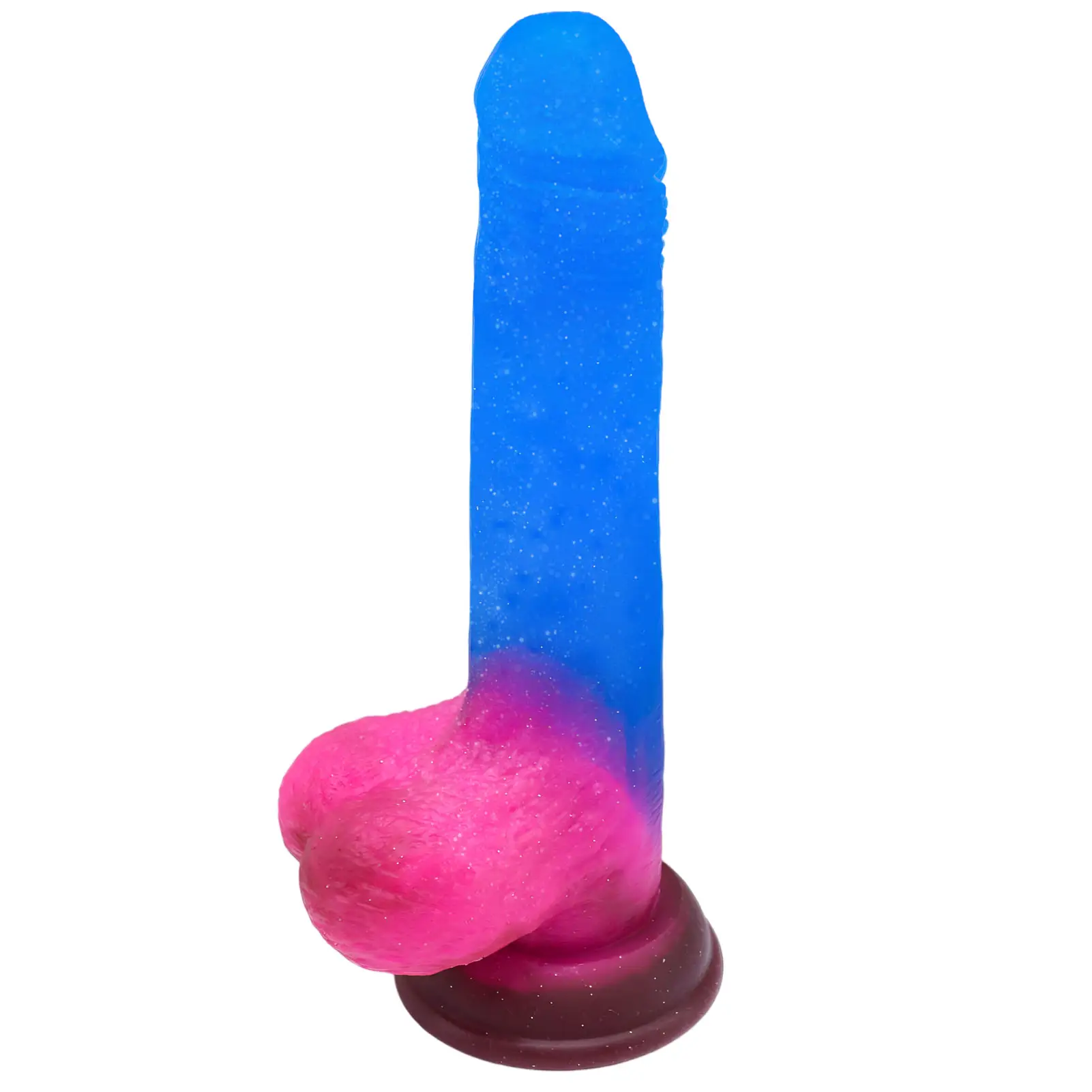 Starry Blue Dildo Liquid Silicone Artificial Penis Weird Dragon Dildo Sex Toys for Women Masturbation ship from USA warehouse