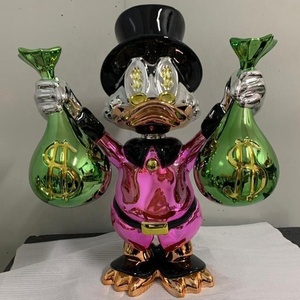 Bán buôn thủ công ly nhựa cho độc quyền sợi thủy tinh phim hoạt hình vịt tượng cao cấp nhựa thủ công mỹ nghệ - Product Image 2