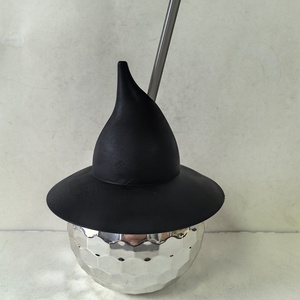 Nuevo Vaso de Agua Tipo Sombrero de Mago Electrochapado, Copa de Vino con Diseño de Bruja de Halloween, Apto para Lavavajillas, Anticorrosión, Hecho en Zhejiang - Product Image 3