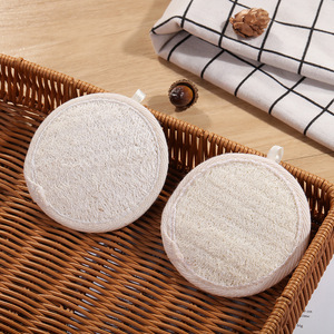 Tự Nhiên Loofah Miếng Đệm Cho Tắm & Du Lịch Tẩy Tế Bào Chết Spa Scrubber Cho Khuôn Mặt & Cơ Thể Phụ Kiện Phòng Tắm Làm bằng Miếng Bọt Biển Bàn Chải - Product Image 1