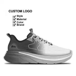 Customized Breathable Sneaker Manufacturers Casual Running Shoes Customer Logo High Quality Walking Shoes For Men