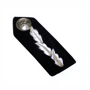 Wholesale OEM Hand Embroidered Beads Fabric Washable Bullion Gorget Collar Patch Butterfly Clutch <b>Hook</b>-and-Loop Security Uniform - Product Image 1