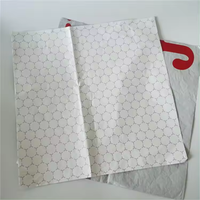 Papier d'aluminium pour emballage de hamburgers, imprimé numériquement sur mesure, résistant à la graisse, imperméable, de qualité alimentaire, recyclable, design nid d'abeille