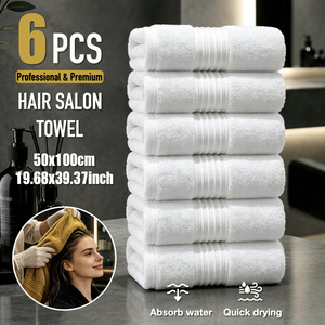 ชุดผ้าขนหนูอาบน้ำโอโซนโฮม 50x100 ซม. แพ็ค 6 ผืน ผ้าฝ้ายแท้เนื้อนุ่ม ซึมซับดี ผ้าขนหนูห้องน้ำแบบหนา - Product Image 3