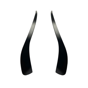 Mercedes-Benz CLA-Class Front Bumper Air Blade Piano Black Matte Black ABS <b>Decal</b> 2013-2015 Adhesive Fitment - Product Image 2