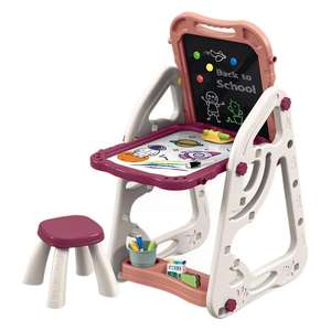 Pliable Double Côtés En Gros Enfants Art et <span class=keywords><strong>Dessin</strong></span> Chevalet Jouets Bricolage Éducatif avec Chaise - Product Image 1