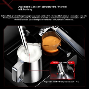 Machine à expresso semi-automatique K5 NEW Black Knight E61 avec minuterie et préchauffage, pour usage domestique et commercial - Product Image 3