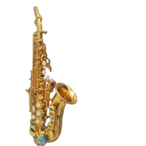 Saxofón <span class=keywords><strong>Soprano</strong></span> <span class=keywords><strong>Curvo</strong></span> al por Mayor, Saxofón <span class=keywords><strong>Soprano</strong></span> Profesional - Product Image 1
