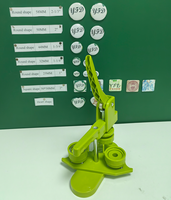 Populaire 3 en 1 25/44/58mm Interchangeable bricolage bouton Badge presse en plastique rond Badge faisant la Machine