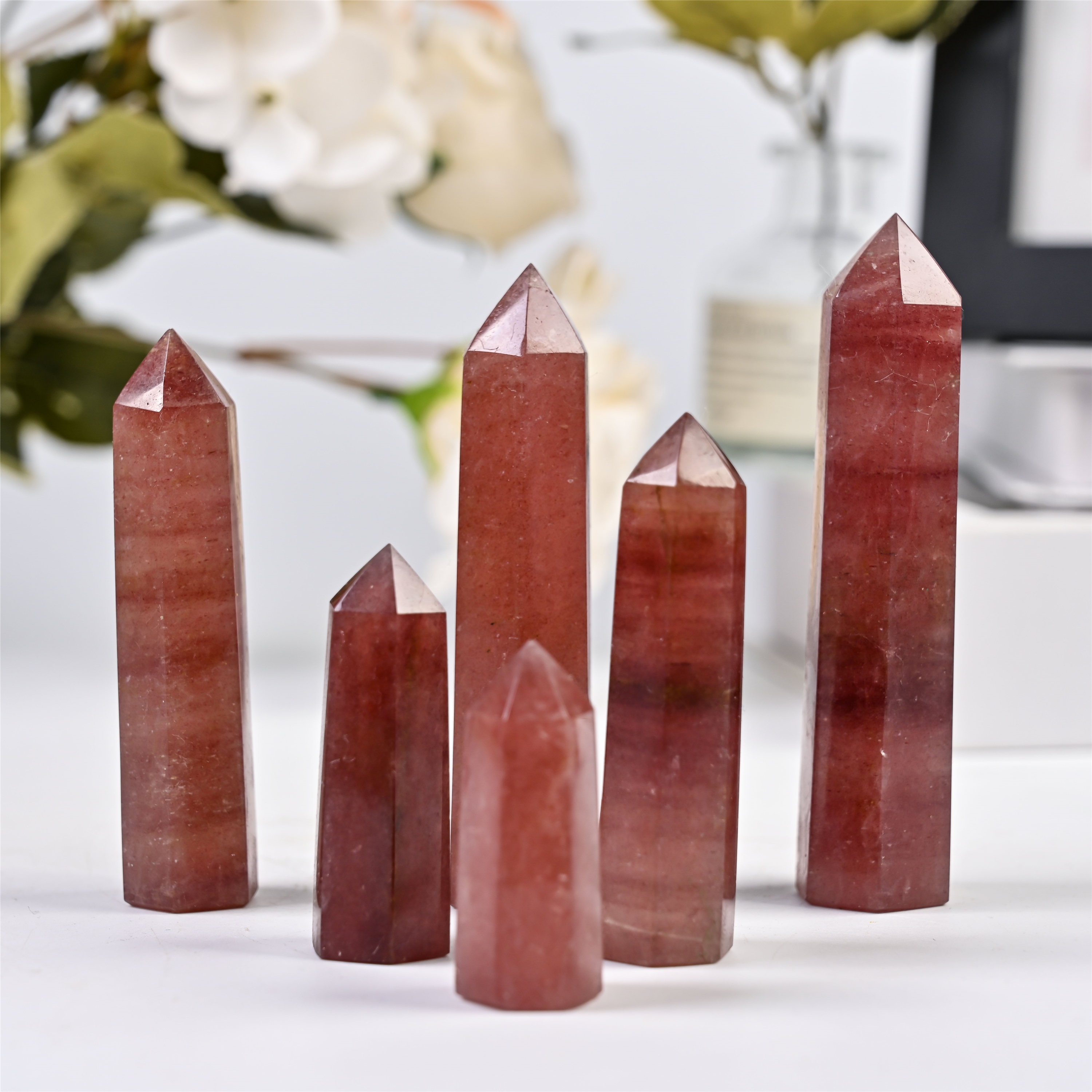 Tour de quartz fraise