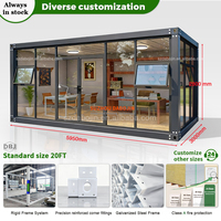 Maison préfabriquée de luxe, maison modulaire miniature, villa d'hôtes mobile, maison de vacances détachable, idéale pour les centres de villégiature en bord de jardin