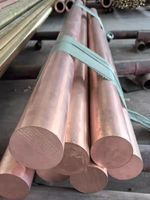 Cuag0.1 Tige en alliage de cuivre argenté 2-90mm Barre ronde Barre en cuivre massif 99.99 Fourniture du fabricant pour le soudage