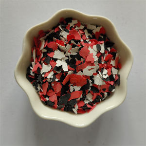 Epoksi reçine zemin biyotit tipi garaj için kayrak pul vinil pul cips kozmetik plastik kaplama için toz desen ile - Product Image 6