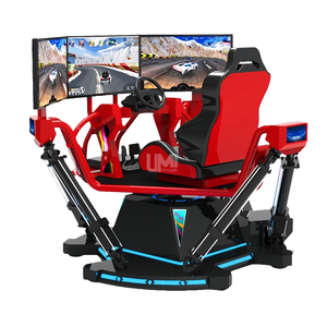 9D đua mô phỏng 3 màn hình thể thao công viên thực tế ảo xe VR Mô phỏng trò chơi đồng tiền hoạt động máy thép - Product Image 1