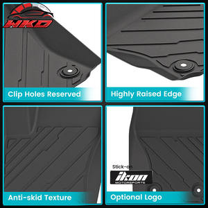 Tapis de sol TPE toutes saisons pour Toyota Tacoma Crew Cab 2024-2026, ensemble de remplacement de tapis de protection - Product Image 3