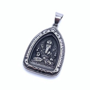 Colgante de Ganesh, Dios Hindú, en Acero Inoxidable, Unisex, para Uso Diario, con Forma de Animal, 2160103 - Product Image 1