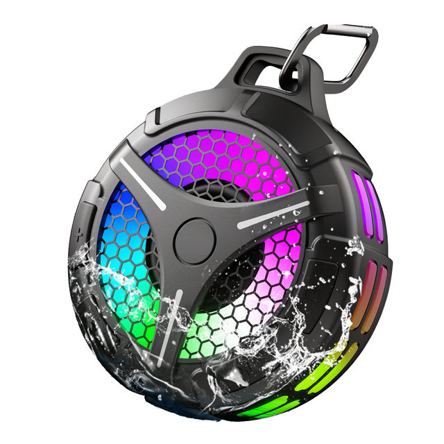 Bondidea for Shower Speaker Suction Cup Small Portable Wireless IPX7 Waterproof Outdoor 15W Loud Stereo Sound Deep Bass