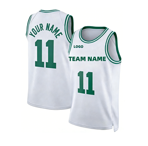 เสื้อบาสเก็ตบอลคุณภาพสูงสั่งทำพิเศษ พิมพ์ลายเรืองแสง เย็บติดกันเชื้อแบคทีเรีย แบบไม่มีแขน ใส่ได้ทั้งชายและหญิง ผลิตจากโพลีเอสเตอร์ 100% - Product Image 1