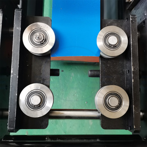 Galvanized Steel Gusset <b>Plate</b> Roll Forming Machine <b>Door</b> Billboard Roll Form Machine Iron Sheet Roll Form Machine - Product Image 4