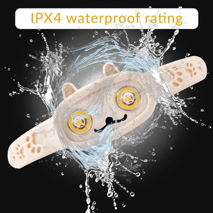 Nouvelle <span class=keywords><strong>lampe</strong></span> <span class=keywords><strong>frontale</strong></span> LED rechargeable à batterie intégrée, longueur réglable, 4 modes, conçue pour les enfants, les enfants, les chats mignons, le camping - Product Image 5