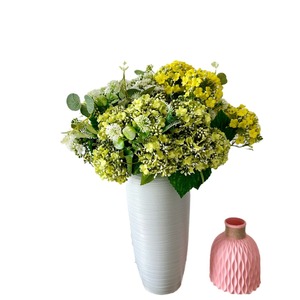 <b>Artificial</b> <b>Hydrangea</b> Flower Bouquet Silk Plastic Handmade Wedding Home Decor 10 Heads Bundle - Product Image 5