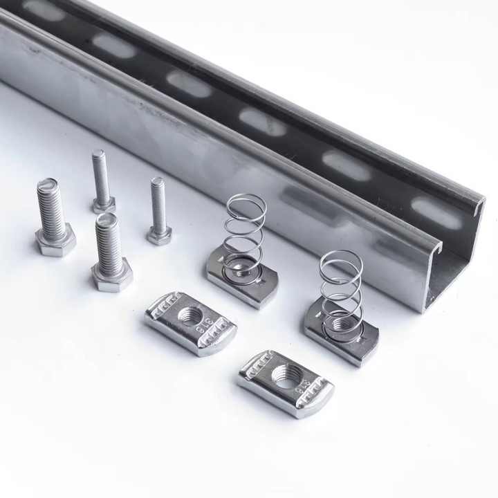 Steel Strut Channel for Adjustable Solar Panel Ground Rack Mounting ...