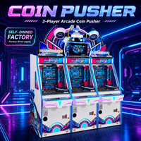Machines de Jeux d'Arcade Pousse-Monnaies Personnalisées, Fourniture d'Usine pour Parcs d'Attractions, Garantie 1 An, Jeux à Monnayeur Pousse-Monnaies