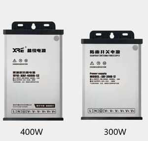 XRF-400B-12 étanche à la pluie Ip62 12V 400W transformateur de pilote led 33A alimentation à découpage extérieure pour bande lumineuse led - Product Image 4