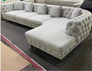 طقم لغرف النوم للاستخدام في الفنادق خماسي النجوم من أثاث مصنّع من مكونات أصلية ومن مصنّع من قبل جهة التصميم الأصلية أريكة مصنوعة من نسيج فاخر مخصصة عالية الجودة - Product Image 6