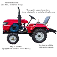 Traktor Roda Empat 35 Hp untuk Pertanian, Traktor Pertanian untuk Kondisi Banjir dan Kekeringan, Traktor Mini 4x4 dengan Mesin Inti