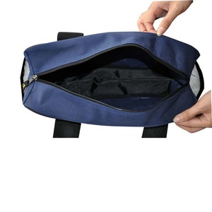 Oxford <b>Tool</b> <b>Bag</b> Blue Black Zipper Closure Durable Portable Storage Simple Style - Product Image 2